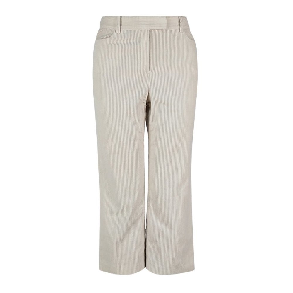 Burberry Comfortable Creamy White Trouser